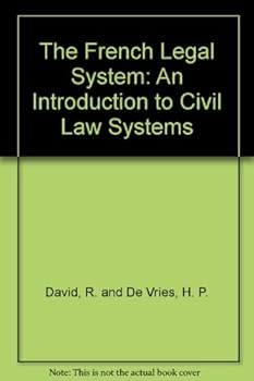 Hardcover The French Legal System: An Introduction to Civil Law Systems Book