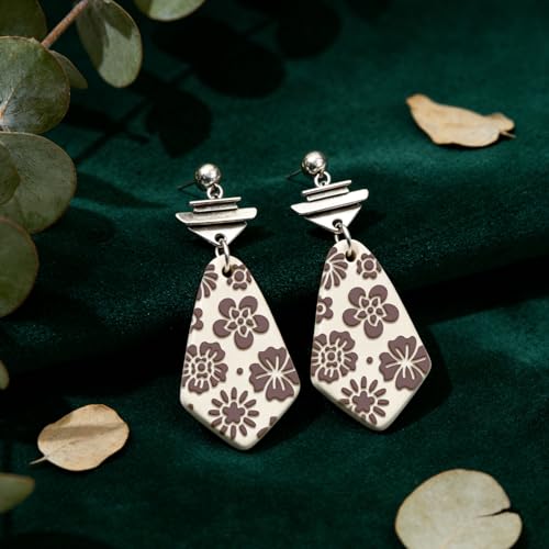 Argile polymère créative : créez vos boucles d'oreilles avec 4 feuilles de texture - 6