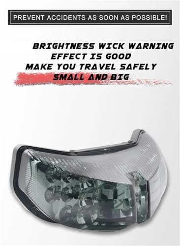 Luces de freno y señal giro traseras para Yamaha FZ1 Fazer 2006-2013 4