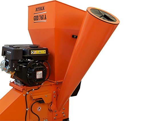Foto von ATIKA GHB 760 A Gartenhäcksler Holzhäcksler Schredder | 4-Takt Benzin | Motorleistung (bei max. Motordrehzahl): 4,0 kW (ca. 5,4 PS)