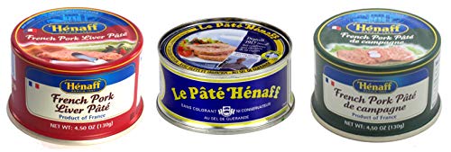 From France Henaff Mix Pates and Rillette 3 Types of Different Tastes