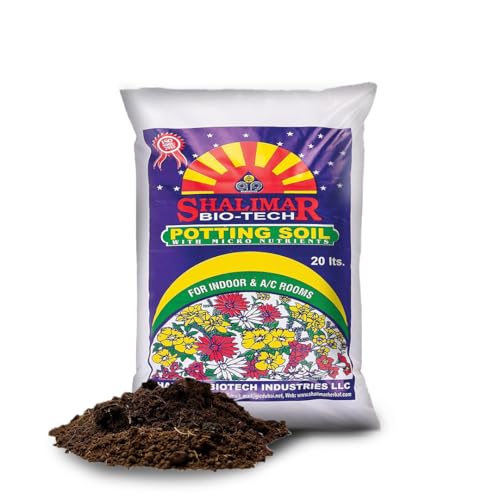 Shalimar Potting Soil (20L) Organic Soil Green Pro/Organic Plant With Micro Nutirients For Indoor And Outdoor Plants For Home - General Purpose Plantsoil - 20 Ltr