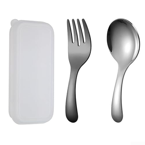 Zilimontt Kinderbesteck-Set mit Reiseetui