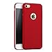 iPhone 7 Case, YIHAILU Smoothly Shield Skin Shockproof Ultra Thin Slim Full Body Protective Scratch Resistant iPhone7 Cover (Silky Red)