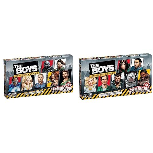 Zombicide The Boys Character Pack Bundle - includes Packs 1 & 2, Compatible with Zombicide 2nd Edition, Cooperative Strategy Game, Ages 14+, 1-6 Players, 60 Min Playtime, Made by CMON