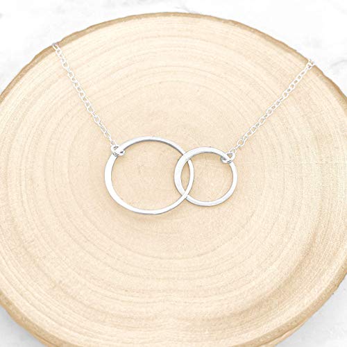 Best Friend Necklace - 925 Sterling Silver Friendship Necklace, Great Going Away Gifts For Friends, Bff, Bestie Necklace #TOP4