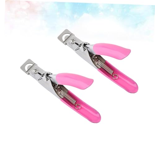 Healeved 2pcs cortaúñas de acero inoxidable para manicura y pedicura miniatura 7