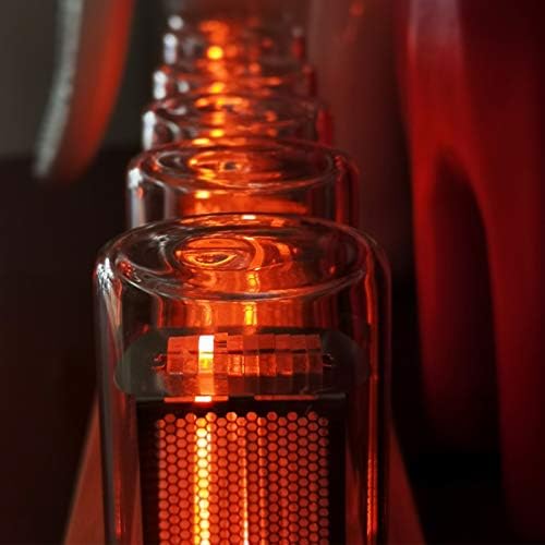 Zegarek LED Nixie, cyfrowy zegar tubowy, Nixie Tube, wiele kolorów, kalendarz, DIY dostosowany wyświetlacz zdjęć, 20 trybów, USB-C dla ukochanych, przyjaciół, na Boże Narodzenie, urodziny (D)