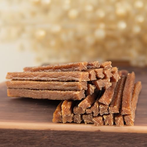 Schecker Hundesnack - Lachs Stäbchen - Lachssticks - 1 kg - ohne Zusatzstoffe - nur 1% Fett - weich