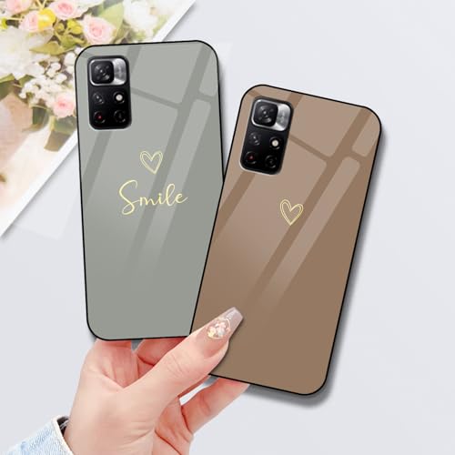 Image of COLORflow Back Cover Compatible with Redmi Note 11 5G / 11S 5G | Heart Notes Color Customized | Shockproof TPU Bumper with Camera Protection Back Cover Compatible with Redmi Note 11 5G / 11S 5G