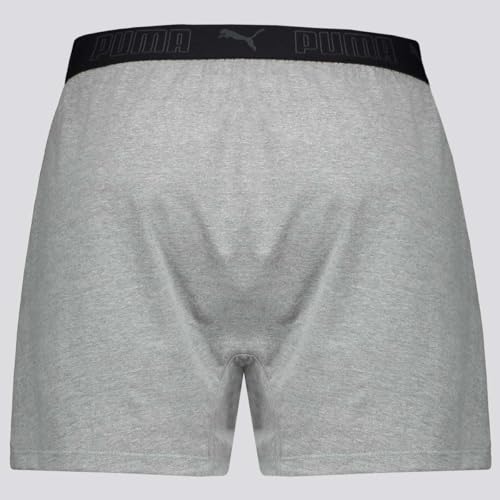 Cueca Puma Samba Canção Cotton Cinza