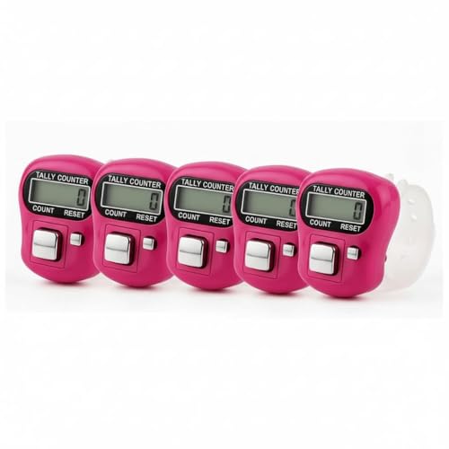 Image of Concepta Mini Hand Tally Counter Finger Ring Digital Electronic Head Count, Jap Counter Machine for Mantra Jap Cricket Umpire and Various Counting Purpose Small(Color May Vary) (Pack of 5 PIS)