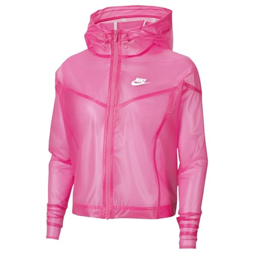 Image of Nike Sportswear Windrunner Women's Jacket CU6578-607 Pink Glow/White - - M