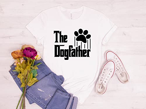 The Dogfather Shirts, Funny Fathers Day Shirts For Dad, Father Day Shirt, Father's Day Funny Tee, Fathers Day T-Shirt, Fathers Day Dog Shirts, Dad Tshirts Shirts For Men #TOP3