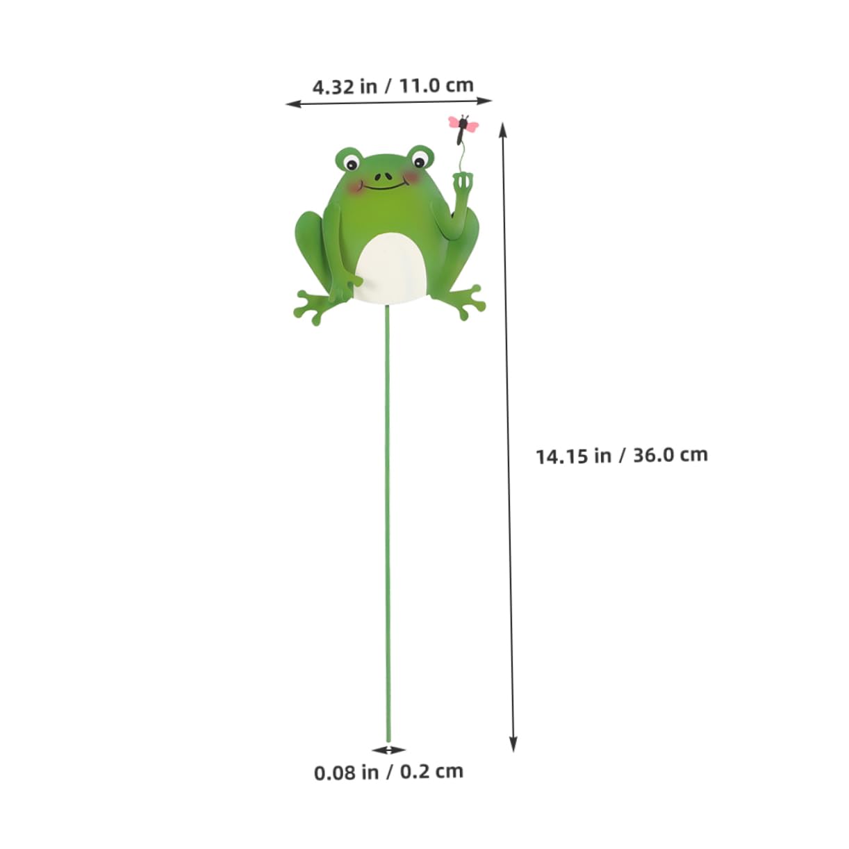 BESPORTBLE 9stücke Teiliges Gartenstecker Frosch Deko Eisenfiguren Für Außenbereich Farbenfrohe Ornamente Für Blumentöpfe Und Gartenbeete Für Gartenliebhaber Einweihungsgeschenk