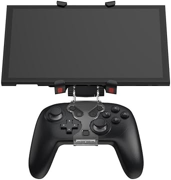 Adjustable Controller Mount for Switch 2 Pro – Handheld Gaming Bracket with Multi-Angle Stand, Secure Clip Holder for Switch Console & Pro Controller, Ergonomic Grip for Comfortable Play