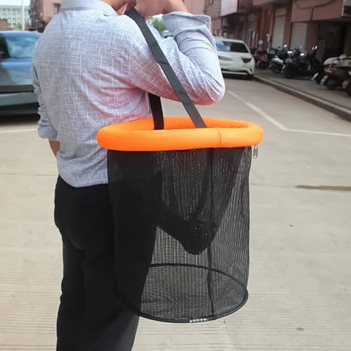 Panier à poisson pliable et sac en filet flottant avec cordon