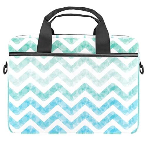 Sacoche à bandoulière ordinateur portable 13-14.5" à motif floral bleu rose