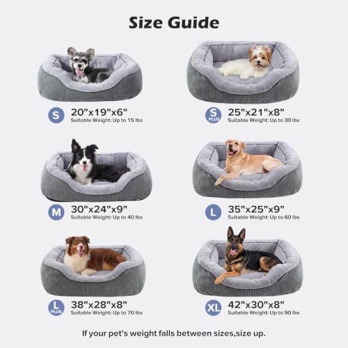 Image of INVENHO XL Dog Beds Large Sized Dog, Washable Orthopedic Warming Soft Sleeping Durable with Anti-Slip Bottom