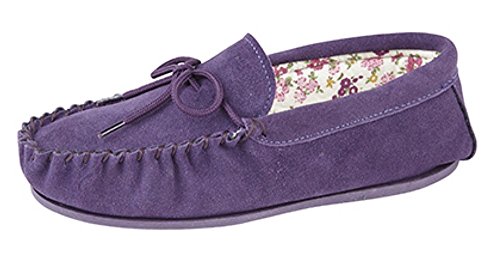 LS339PL-5 Purple Suede, Purple, 5 UK