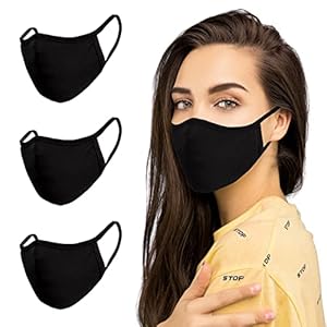 SNM Apparels Cotton Face Masks – Breathable Washable Reusable Masks For Adults – Comfortable Face Covering