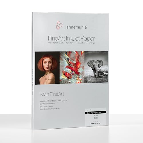 Hahnemühle Photo Rag A3 Bright White 310g papier jet d'encre mat 25 feuilles