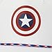 Marvel Universe Captain America Shield Adult White Elite Flex Snapback Hat