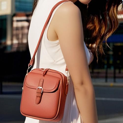 Forcipower Crossbody Leather Bag,Anti-theft Forcipower07 Purse with RFID,Large Capacity Cross Body Bags for Women4