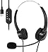 Produktbild USB-Headset mit Mikrofon, Geräuschunterdrückung und Audio-Steuerung, USB-PC-Kopfhörer für Callcenter/Büro/Konferenzanrufe/Online-Kurs-Chat/Skype/G-oogle Voice etc.