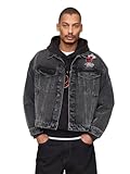 GAP Men's NBA Icon Denim Jacket, MIAMI HEAT, XX-Large