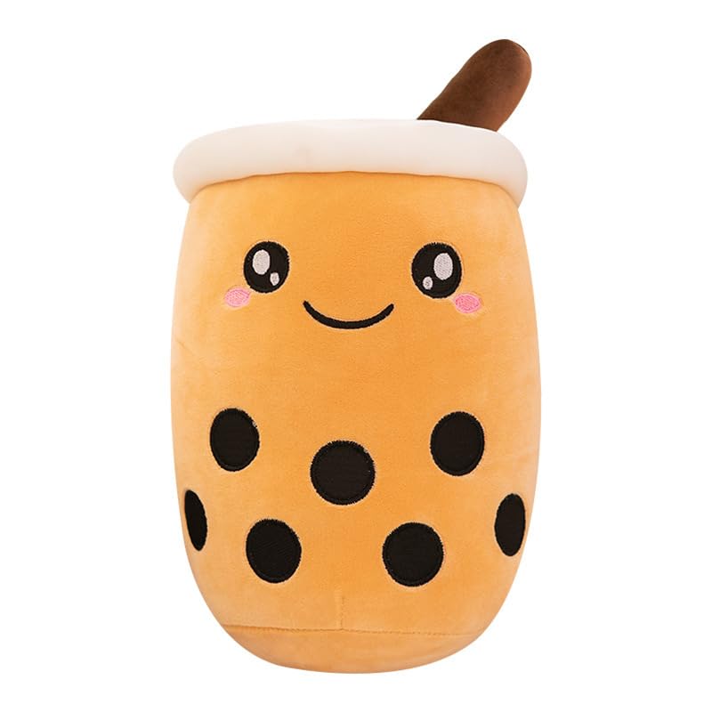 Niedliche Milchtee-Figuren PlüSchtier, Boba Tea Kuscheltier Stofftier, Geschenk FüR Kinder (70cm,Rosa-B)