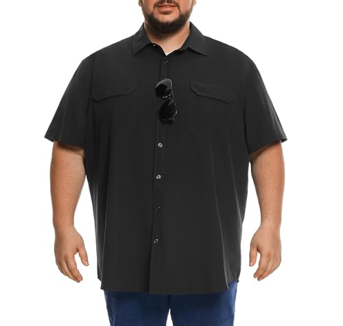 Amazon.com: Big and Tall Mens Fishing Shirt UPF 50+ Sun Protection