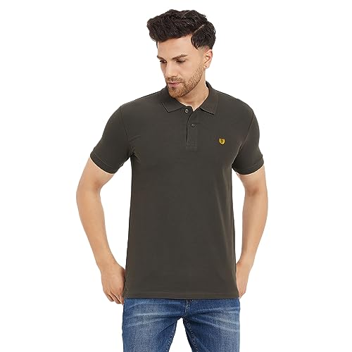 Image of Duke Stardust Men Half Sleeve Cotton T-Shirt (SD51 Military M)