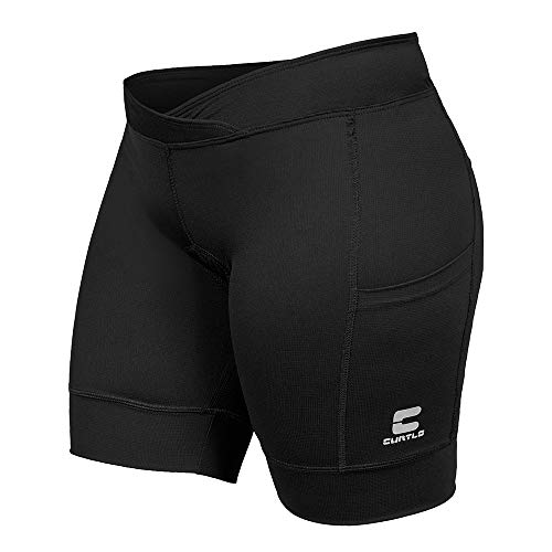 Bermuda Ciclista 3D Compress Feminino - tam. PP, cor preto