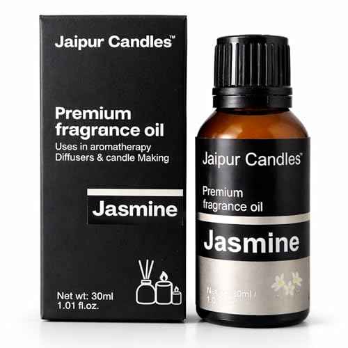 Image of Fragrance Oil | 30 ml | Aroma Oil for Home Fragrance | Best for Aromatherapy | Use in Diffusers, Candles, Air Fresheners (30ML, Jasmine)