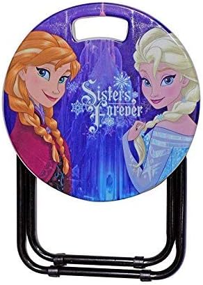 Newebit's ids Study Stool, Folding Stool for Multipurpose Use, Study Cartoon Printed Stool for Kids, Travelling Stools(Random Cartoon Character)