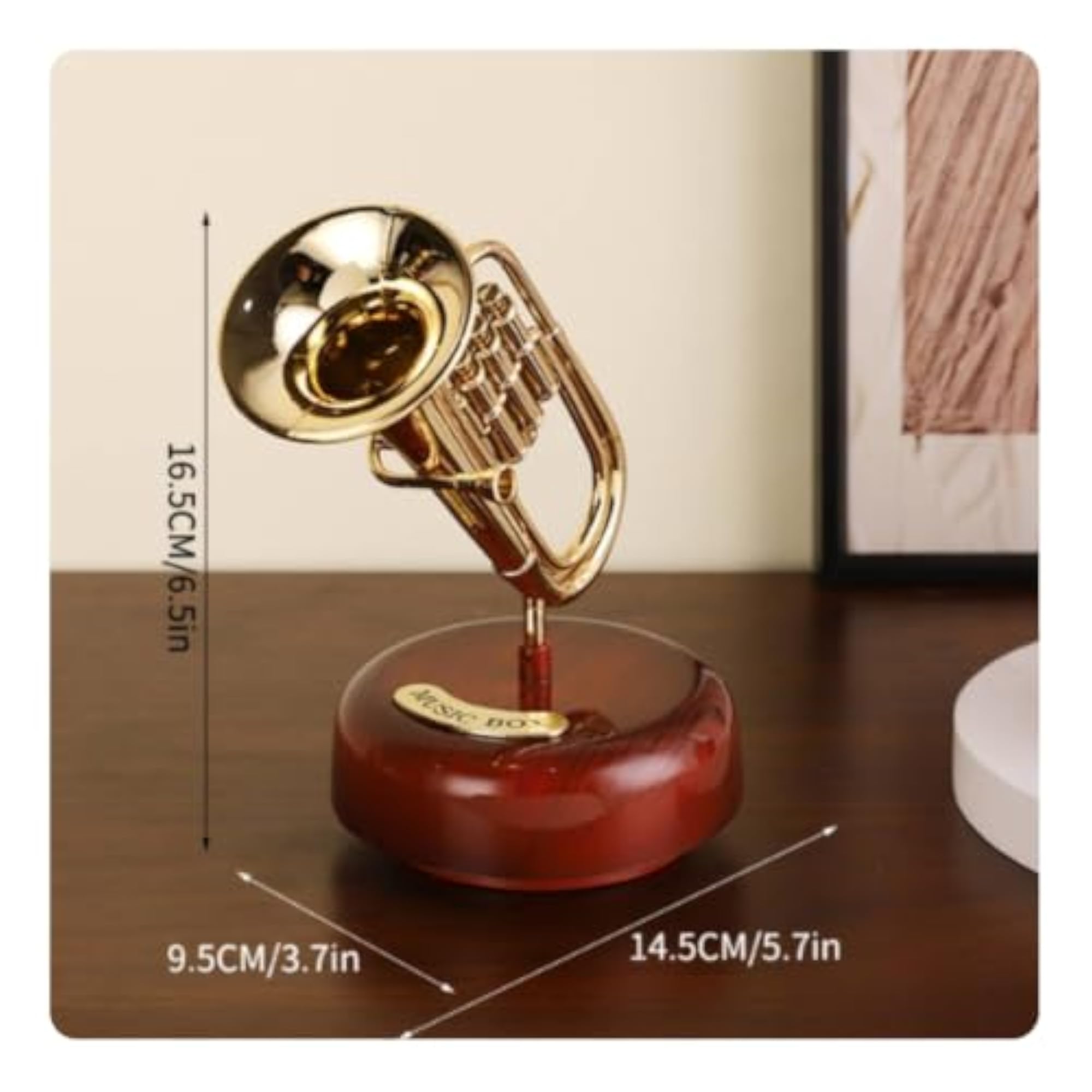 Novelty Tabletop Melody Box, Decorative Desktop Ornament