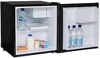 SIA AMZTT01BL 49 Litre Black Counter Table Top Mini Drinks Fridge With Ice Box