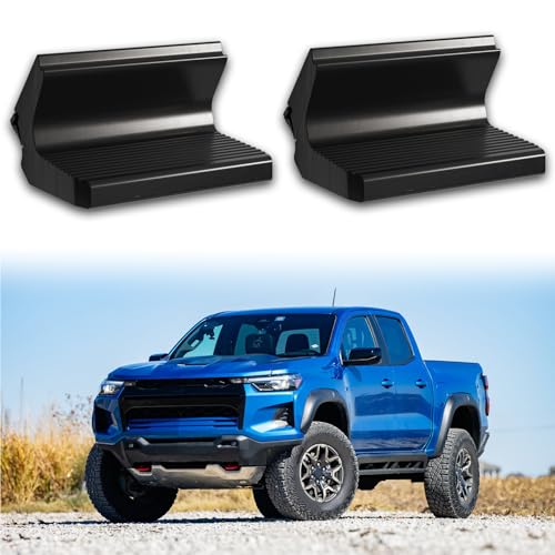 Upgraded 2Pcs Snap-On Side Steps Compatible with Colorado ZR2 Gen3 (2023-2025) / Canyon AT4X Rock Sliders, No Tools Required