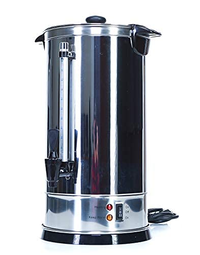 Shabbat Urn 100 Cups - Stainless Steel Hot Water Boiler & Warmer - Customize Temperature Control Commercial & Home Urns Great For Catering Buffets Parties Weddings Holiday Jewish Dinners #TOP1