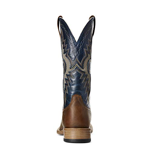 BMVY9 Mens Solado VentTEK Western Boot Sorrel Crunch/Cowboy Blue 7