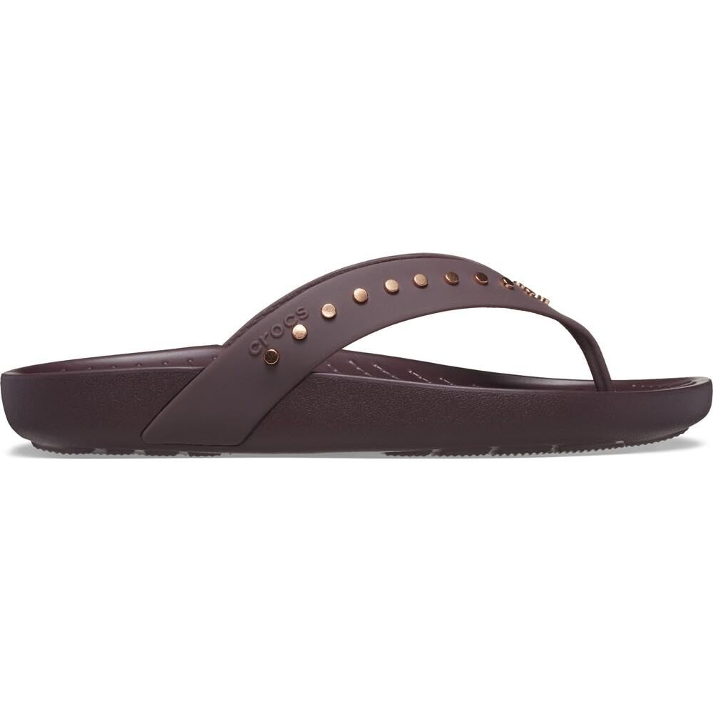 Crocs Splash Studded Flip Fliop For Womens Dark Cherry(209029-6Wd) (Dark Cherry, 7, Casual) (B0CG89KJFF) Amazon Price History, Amazon Price Tracker