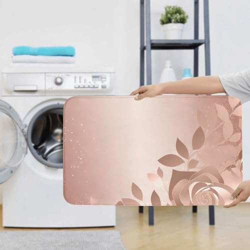 Tapis de bain antidérapant en flanelle microfibre super doux et épais de luxe - 8