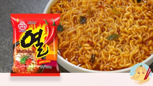 Image of OTOKI Yeul Ramen Super Spicy Korean Style Instant Noodles 120g, Pack of 20 (2.4 kg) | Traditional Instant Ramen | Extreme Super Hot, Veg & Authentic Korean Noodles | The Product Of Korea