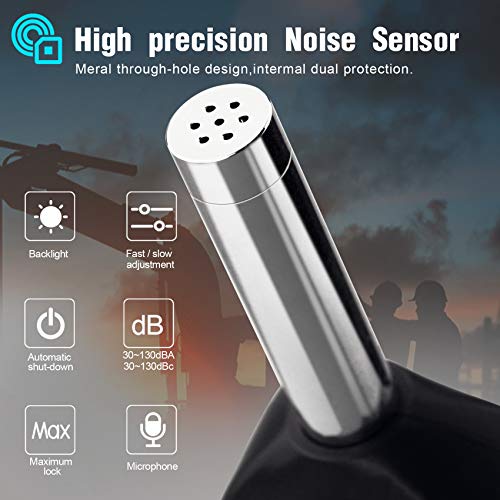 INFURIDER Fonometro Digitale,Strumento di