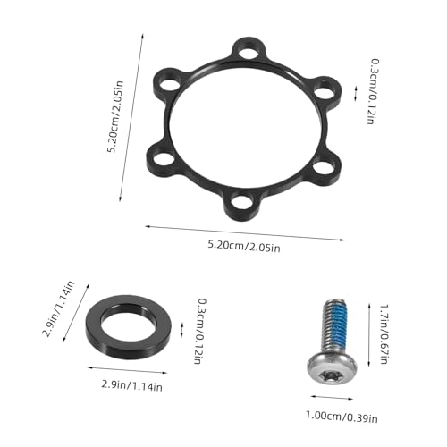 Entretoise de roue vélo noir BESTonZON rondelle conversion performance