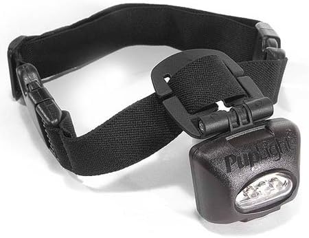 Lighted Dog Collar, Lights 200 Feet Forward, See Where You Step