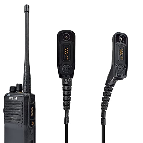 Auriculares de radio walkie talkie antirruido con micrófono PTT táctil para Motorola DP3400 DP3600 5