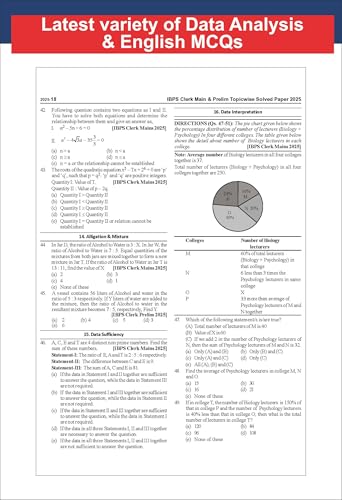 Image of Disha IBPS Bank Clerk Guide for Preliminary & Main Exams with Chapter-wise PYQs 15th Edition | 42 Chapters | 4100+ MCQs | Fully Solved