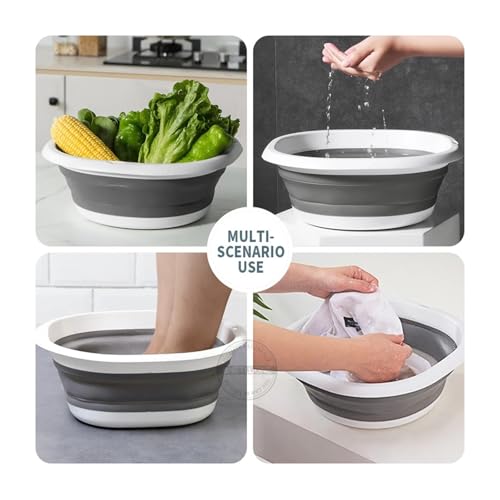 Lavabo pliable léger avec système suspendu gain de place